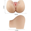 CRAZY BULL - REALISTISK VAGINA OCH ANUS MILA VIBRATOR