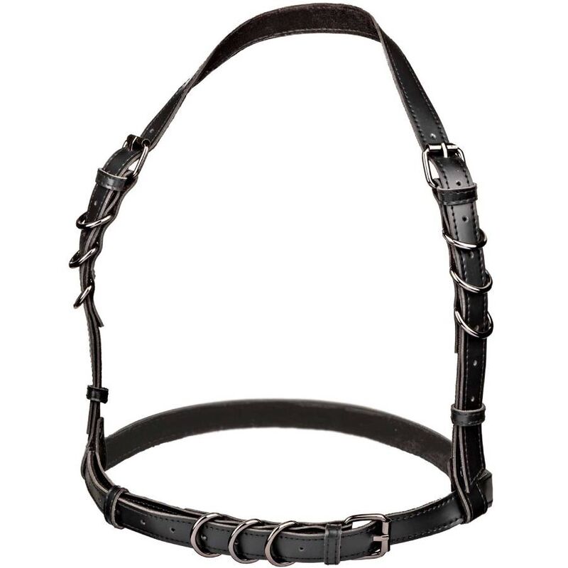 CALEXOTICS - Pluskoon mustat halter-valjaat soljella