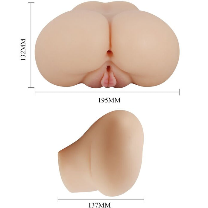CRAZY BULL - REALISTISK VAGINA- OCH ANUSVIBRATOR LUNA