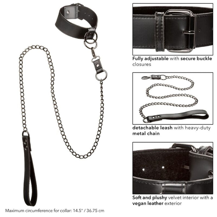CALEXOTICS - EUPHORIA HALSBAND MED KEDJEKOPPEL