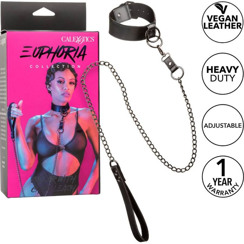 CALEXOTICS - EUPHORIA HALSBAND MED KEDJEKOPPEL