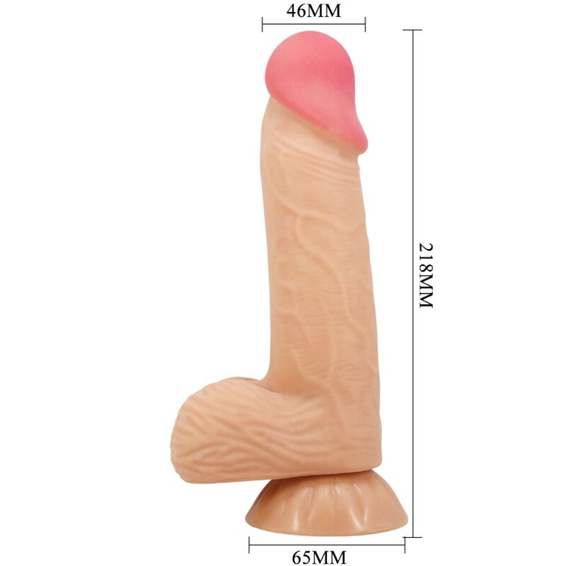 PRETTY LOVE - Realistinen imukuppidildo, 20,6 cm 