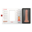 ONINDER - LARGE BOGOTÁ VIBRATOR DILDO 9 SPEEDS NATURAL 22 CM -O- 4.5 CM - FREE APP