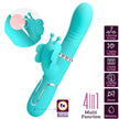 PRETTY LOVE - monitoiminen rabbit-vibraattori 4-in-1 Butterfly, aqua green