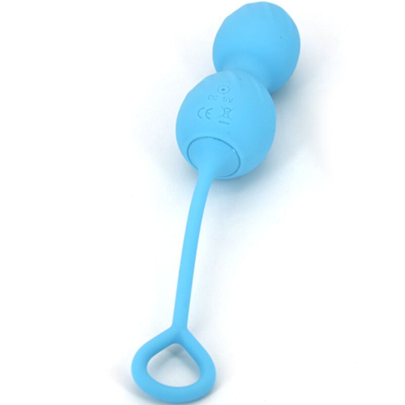 ARMONY - BLOSSOMS VAGINAL HANTEL VIBRATION FJÄRRKONTROLL 10 VIBRATIONER BLÅ