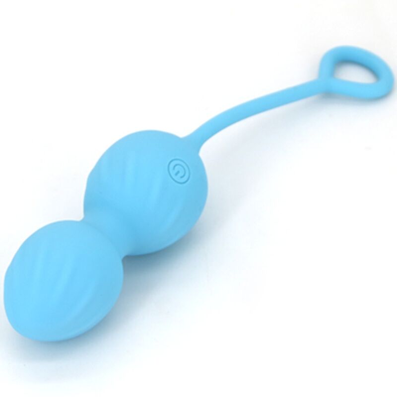 ARMONY - BLOSSOMS VAGINAL HANTEL VIBRATION FJÄRRKONTROLL 10 VIBRATIONER BLÅ