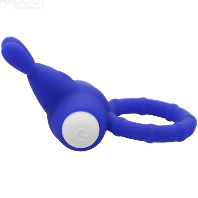 ARMONY - MS BUNNY VIBRATORRING SILIKON BLÅ