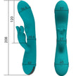 ARMONY - DANCING BUNNY VIBRATOR RABBIT 10 SPEEDS GREEN
