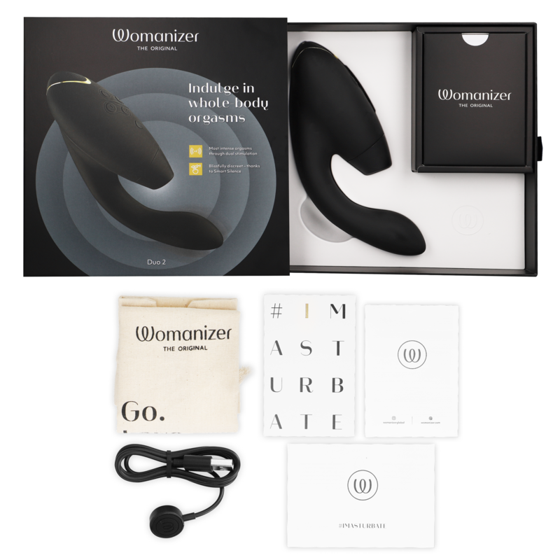 WOMANIZER - DUO 2 STIMULATOR SVART