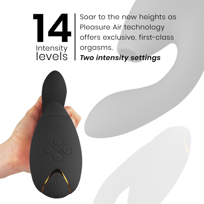 WOMANIZER - DUO 2 STIMULATOR SVART