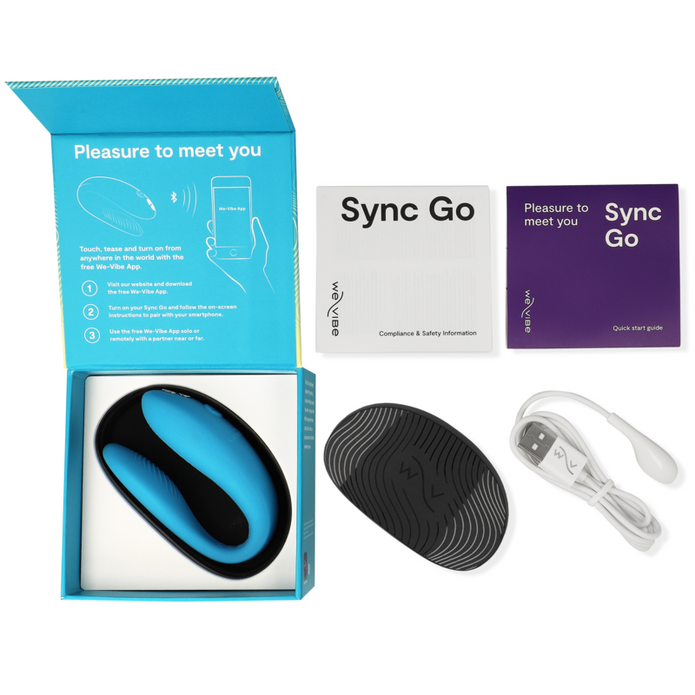 WE-VIBE - Sync Go turkoosi kaksoisstimulaattori