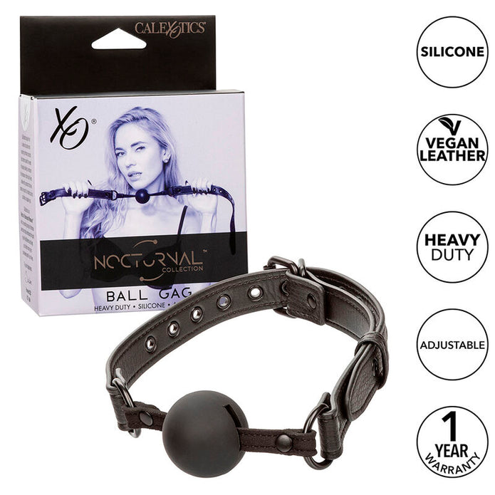 CALEXOTICS - NOCTURNAL BALLGAG SILIKON SVART