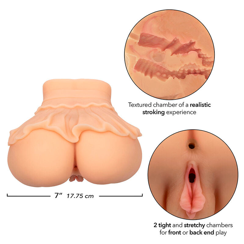 CALEXOTICS - THE PEEP SHOW GIRL DUBBEL REALISTISK ONASTURBATOR FLESH