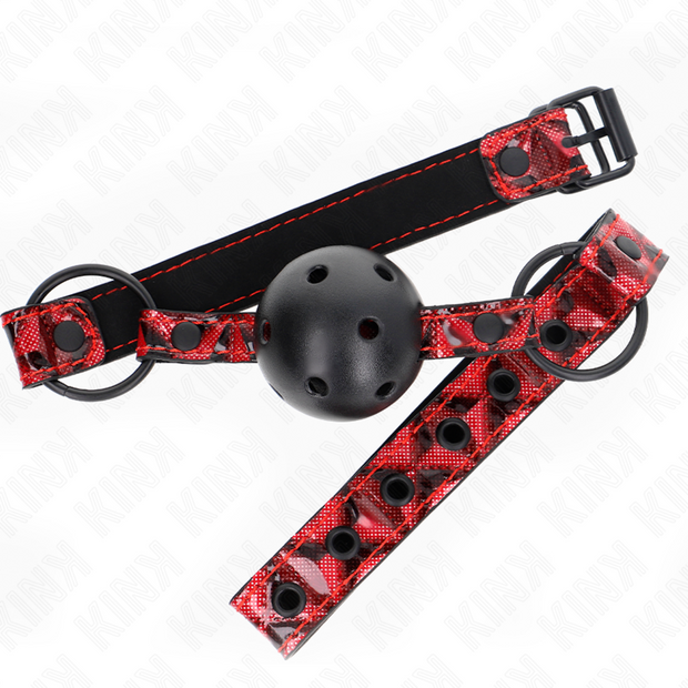 KINK - KULA MED DIAMANTRUTMÖNSTER 4,5 CM GAG MODELL 2 64,5 CM JUSTERBAR 42-60 CM