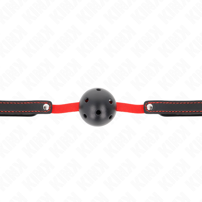 KINK - URHÅLIG HÅRD MUNNUPP 4,5 CM MED ELASTISK REM 56 x 1,5 CM