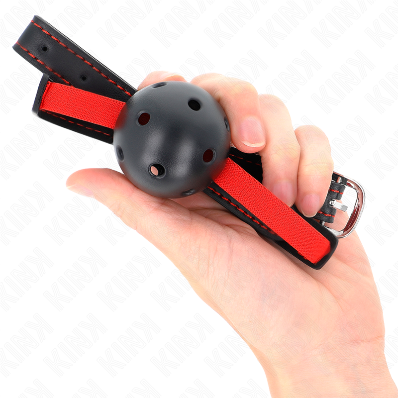 KINK - URHÅLIG HÅRD MUNNUPP 4,5 CM MED ELASTISK REM 56 x 1,5 CM