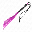 KINK - LITET SILIKONSPLITTRINGSREDSKAP MED 6 LILA PÄRLOR 26 CM