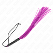 KINK - LITET SILIKONSPLITTRINGSREDSKAP MED 6 LILA PÄRLOR 26 CM