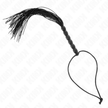 KINK - MINI SILIKONSVANS MED 6 SVARTA PÄRLOR 26 CM