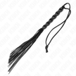 KINK - MINI SILIKONSVANS MED 6 SVARTA PÄRLOR 26 CM