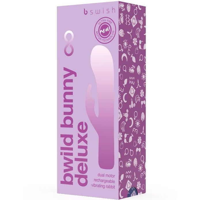 B SWISH - Bunny Infinite Deluxe- Rabbit Vibraattori, 10 värinäasetusta, violetti