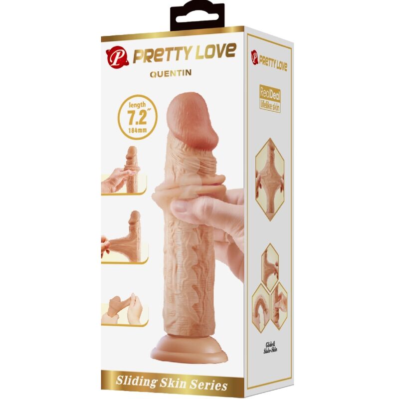 PRETTY LOVE - Realistinen dildo, 18 cm