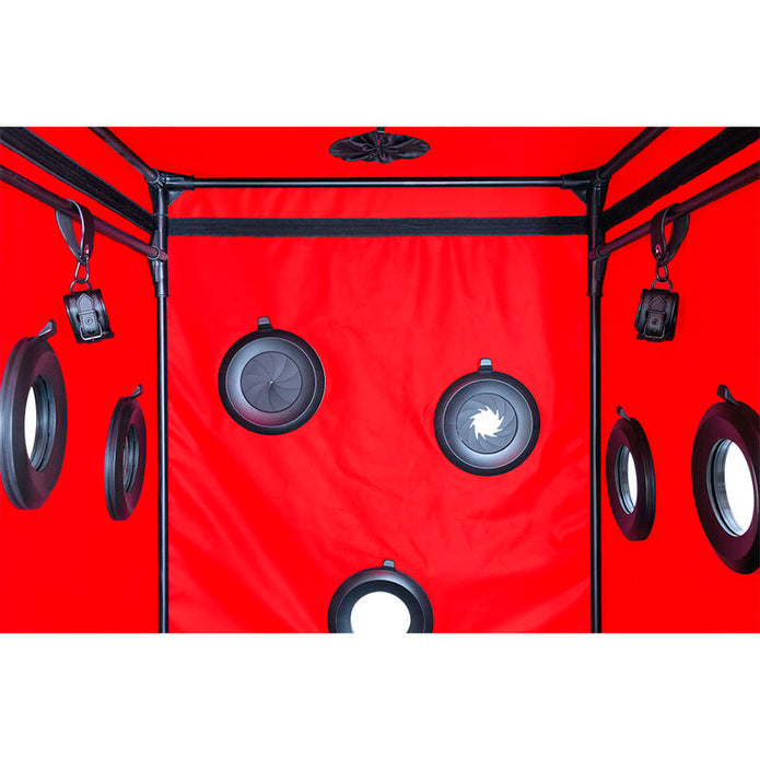 SECRET DOME - KINK CLUB CABIN SCANDALE BLACK & RED