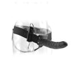 FETISH FANTASY SERIES - 19 cm Värisevä Ontto Strap-on Musta