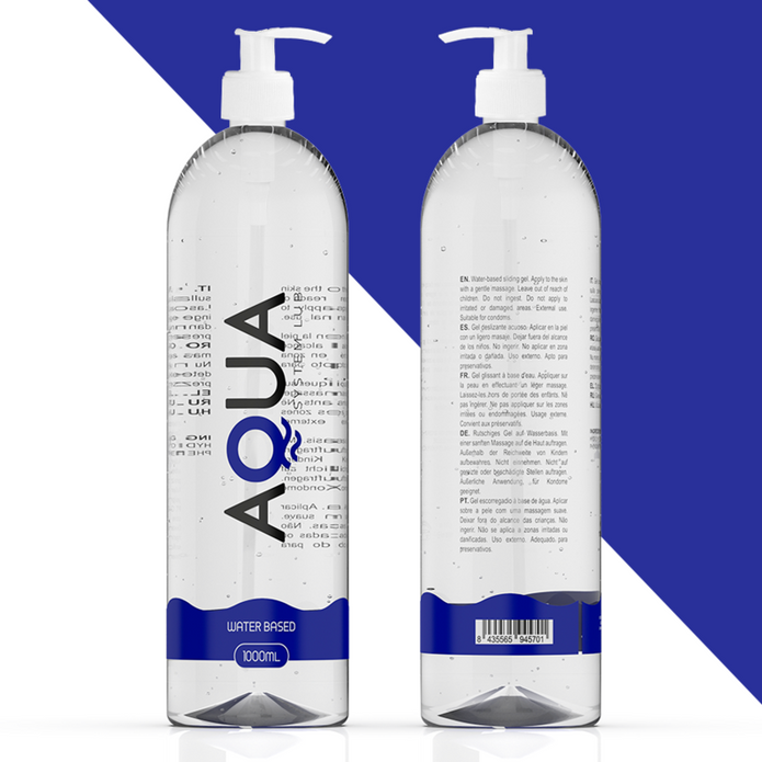 AQUA QUALITY - VATTENBASERAT GLIDMEDEL 1000 ML