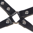 SUBBLIME - 953690 HANDKLOVAR MED BONDAGE-BÄLTE SVART EN STORLEK