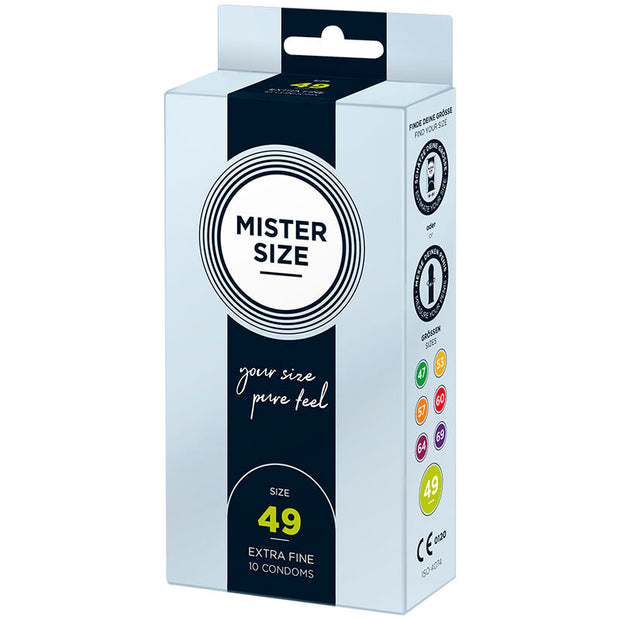 MISTER SIZE - KONDOM STORLEK S 49 MM (10 ENHETER)