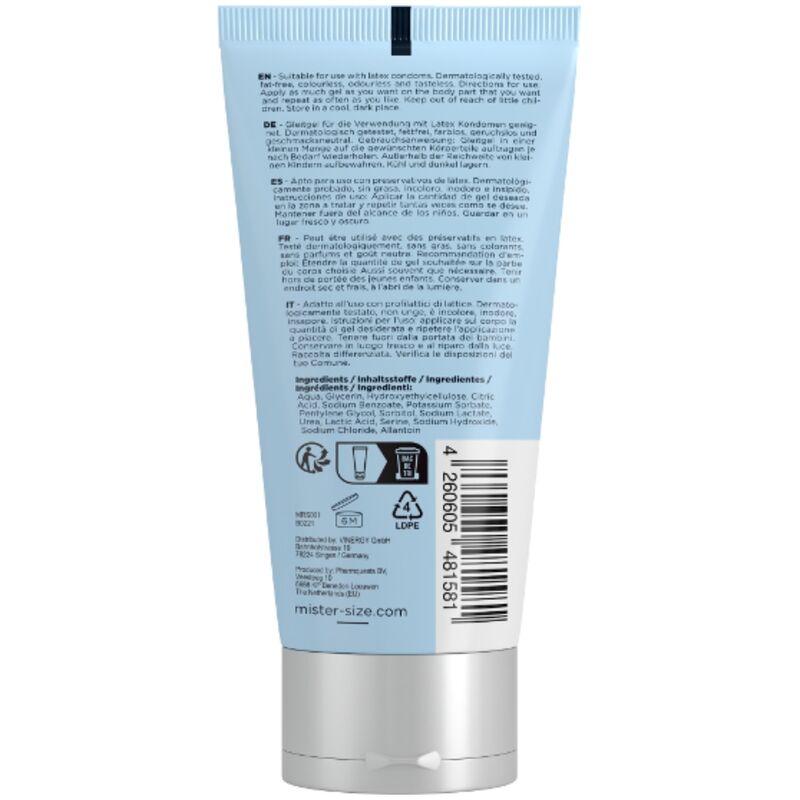 MISTER SIZE - Bio-vesipohjainen liukuvoide 100 ml