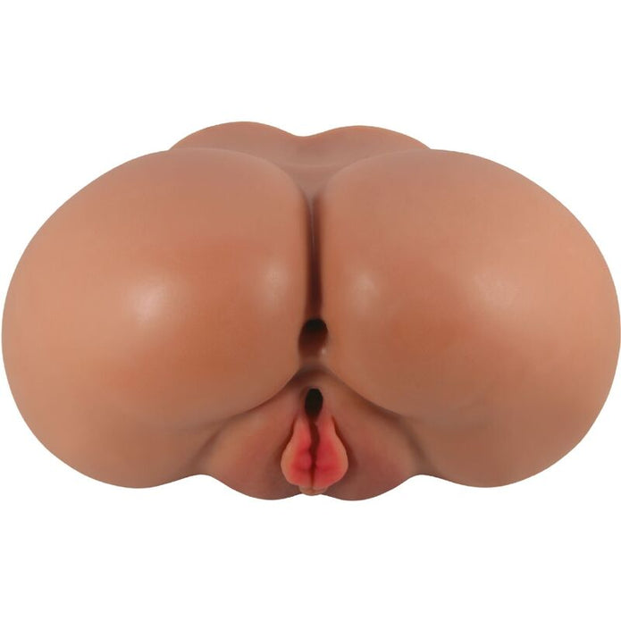 CRAZY BULL - LUNA VIBRATORRÖV MED REALISTISK VAGINA OCH ANUS FJÄRRKONTROLL