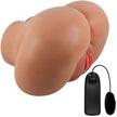 CRAZY BULL - LUNA VIBRATORRÖV MED REALISTISK VAGINA OCH ANUS FJÄRRKONTROLL