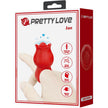PRETTY LOVE - Ruusuvibraattori, 10 värinäohjelmaa, punainen