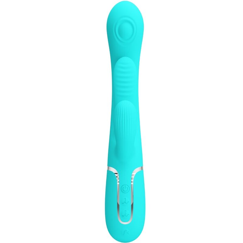 PRETTY LOVE - Triple Rabbit 3-in-1 vibraattori, sininen