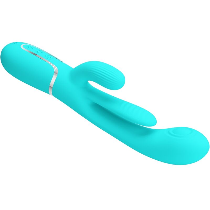 PRETTY LOVE - Triple Rabbit 3-in-1 vibraattori, sininen