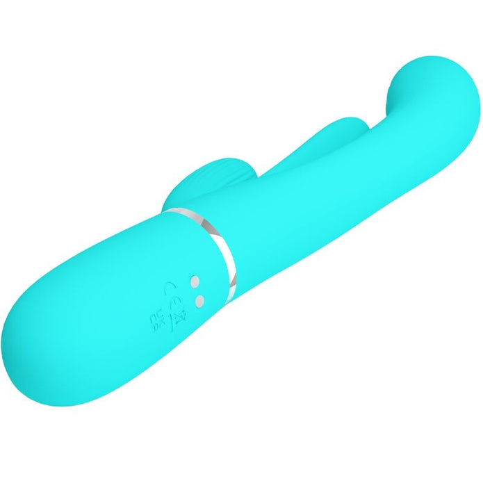 PRETTY LOVE - Triple Rabbit 3-in-1 vibraattori, sininen