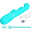 PRETTY LOVE - Triple Rabbit 3-in-1 vibraattori, sininen