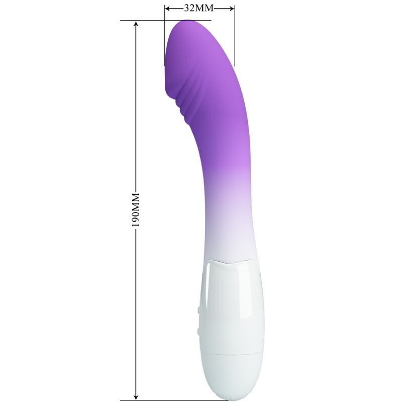 PRETTY LOVE - Elemental G-pistevibraattori 30 värinätoiminnolla, violetti