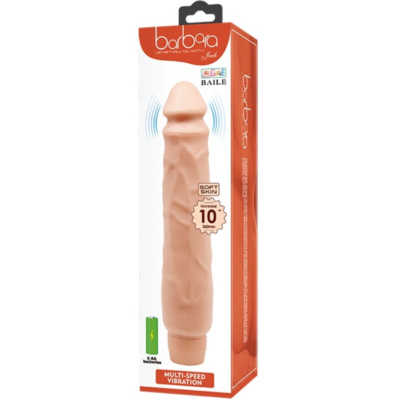 BAILE - JACK REALISTIC VIBRATOR 26 CM FLESH