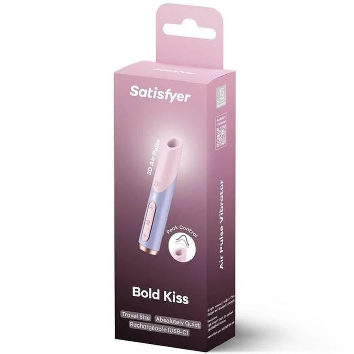 SATISFYER - Bold Kiss Wave – klitoriskiihotin pinkki/violetti