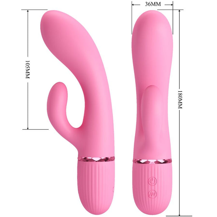 PRETTY LOVE - MARSKI RABBITVIBRATOR & G-PUNKT ROSA