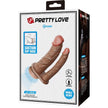 PRETTY LOVE - Goran - realistinen kaksipäinen dildo