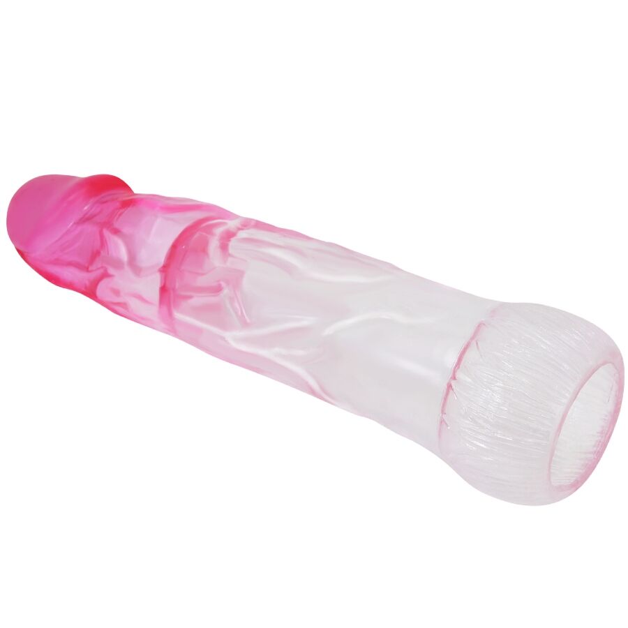 PRETTY LOVE - NERON REALISTIC 6 CM ENLARGEMENT SHEATH FOR  PENIS PINK