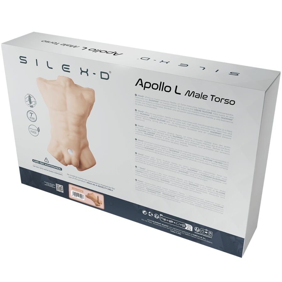SILEXD - L realistinen miestorso