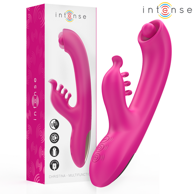 INTENSE -  Rabbit vibraattori, 22,5 cm pinkki