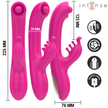 INTENSE - CHRISTINA MULTIFUNCTION RABBIT VIBRATOR 22.5 CM PINK
