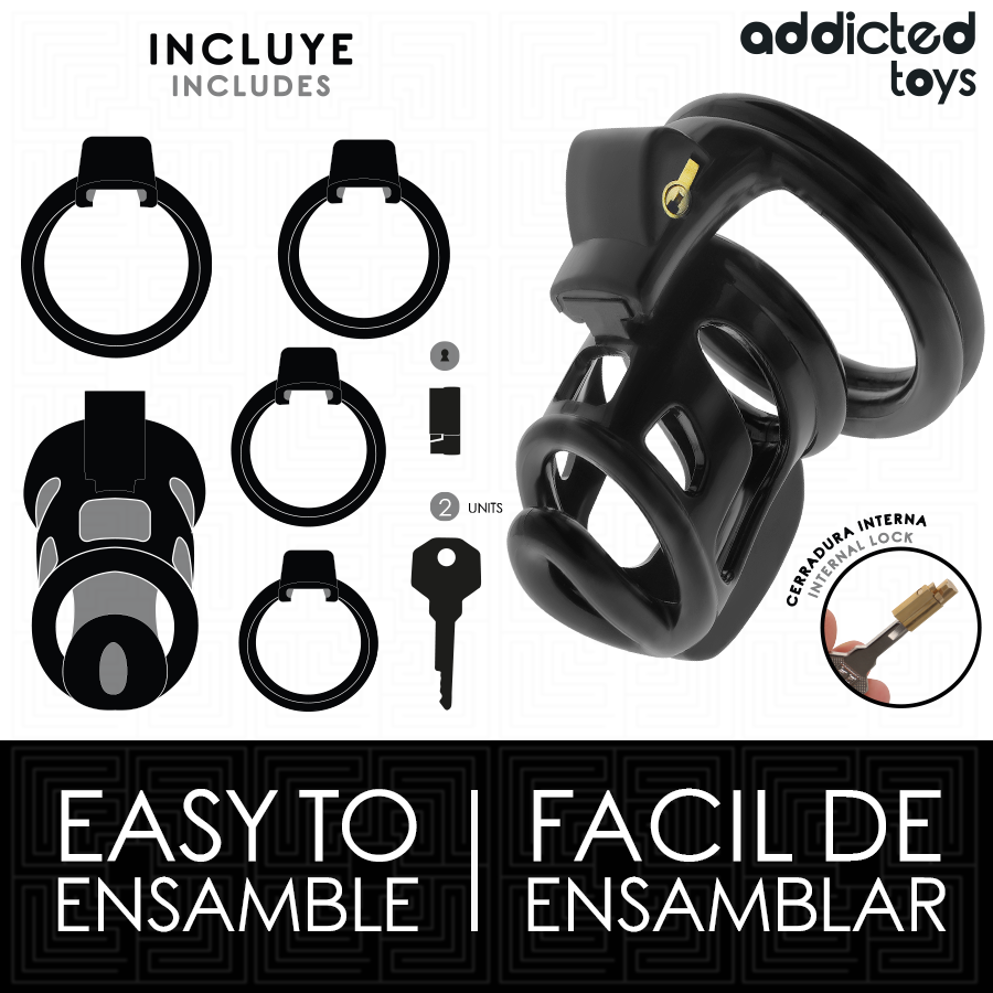 ADDICTED TOYS LOCKED -  penishäkki 8,5 cm