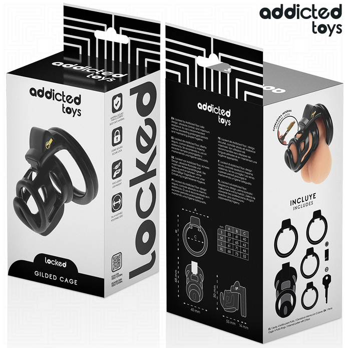 ADDICTED TOYS LOCKED -  penishäkki 8,5 cm